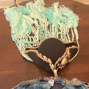Disney Store Descendants 2 Uma Halloween Costume - Hat/Wig Only (Custom-made)